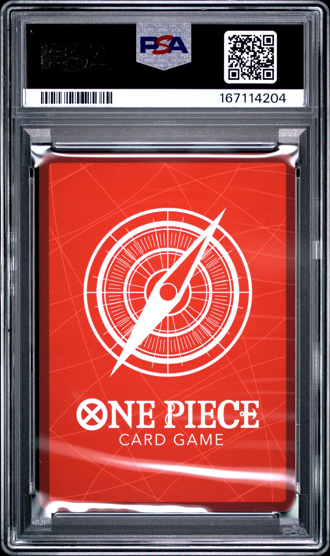2026 One Piece Op15-Eb04-Adventure On Kami's Island Lucy #002 (Alternate Art) Gem Mt 10 back view - PSA certificate #167114204
