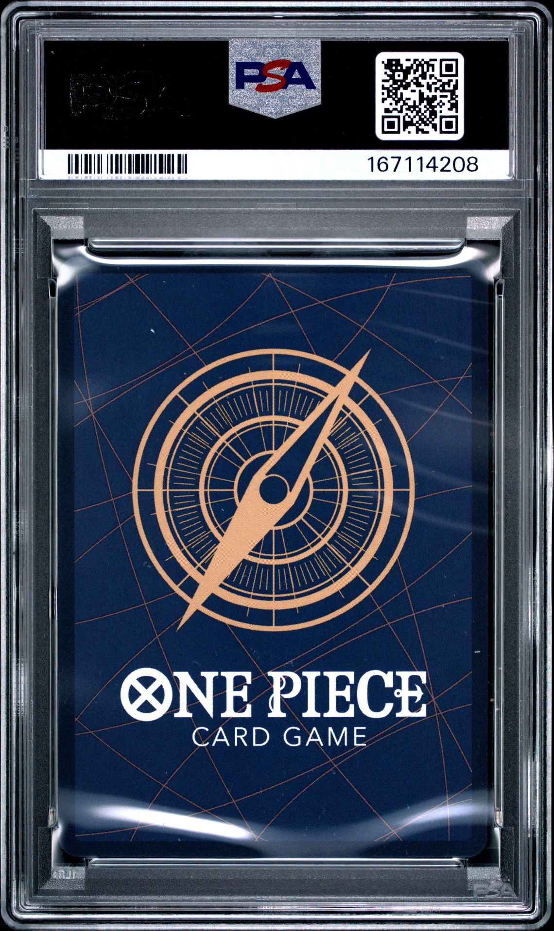 2026 One Piece Op15-Eb04-Adventure On Kami's Island Sabo #105 (Special Alternate Art) Gem Mt 10 back view - PSA certificate #167114208