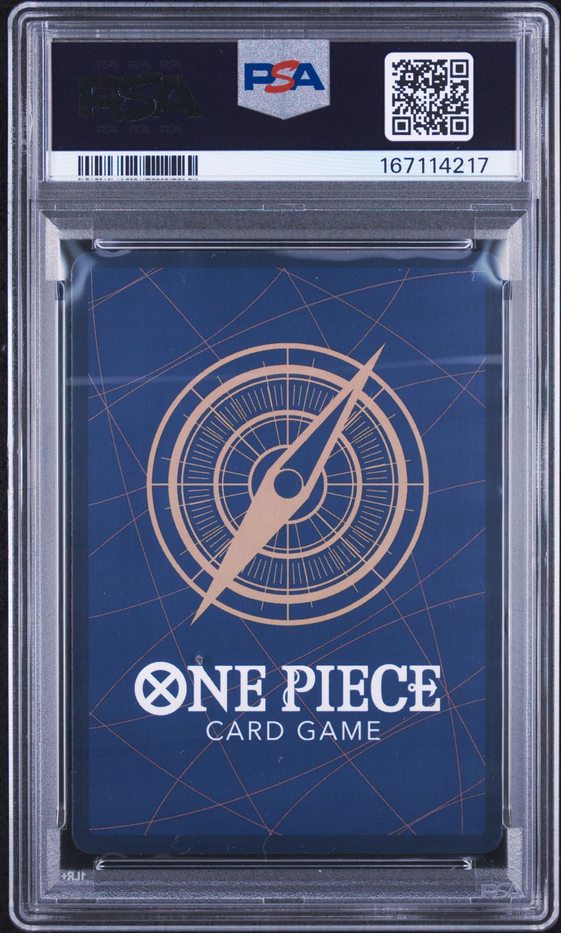 2024 One Piece Prb01-Premium Booster -One Piece Card The Best- Monkey D. Luffy #119 Gem Mt 10 back view - PSA certificate #167114217