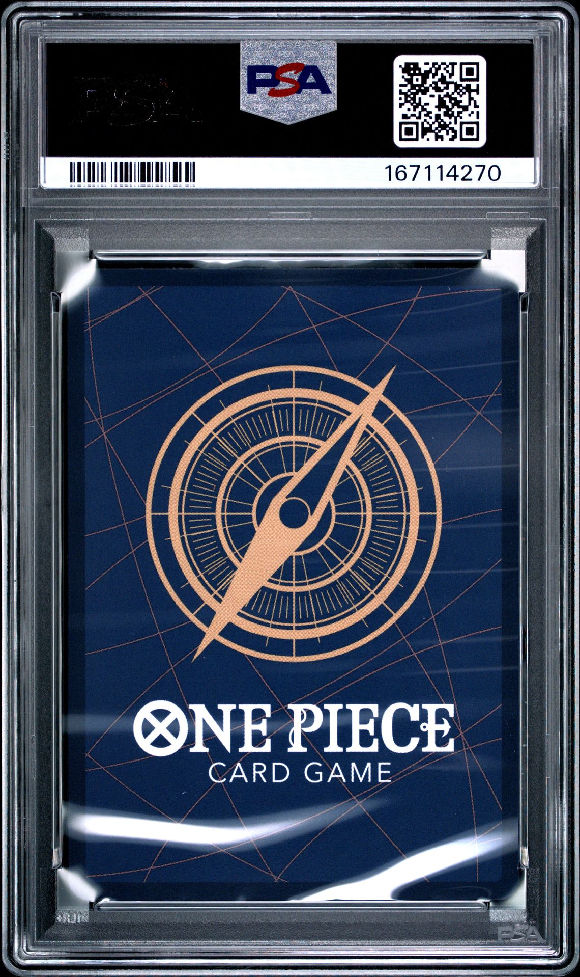 2026 One Piece Op14-Eb04-The Azure Sea's Seven Boa Hancock #112 (Alternate Art) Gem Mt 10 back view - PSA certificate #167114270