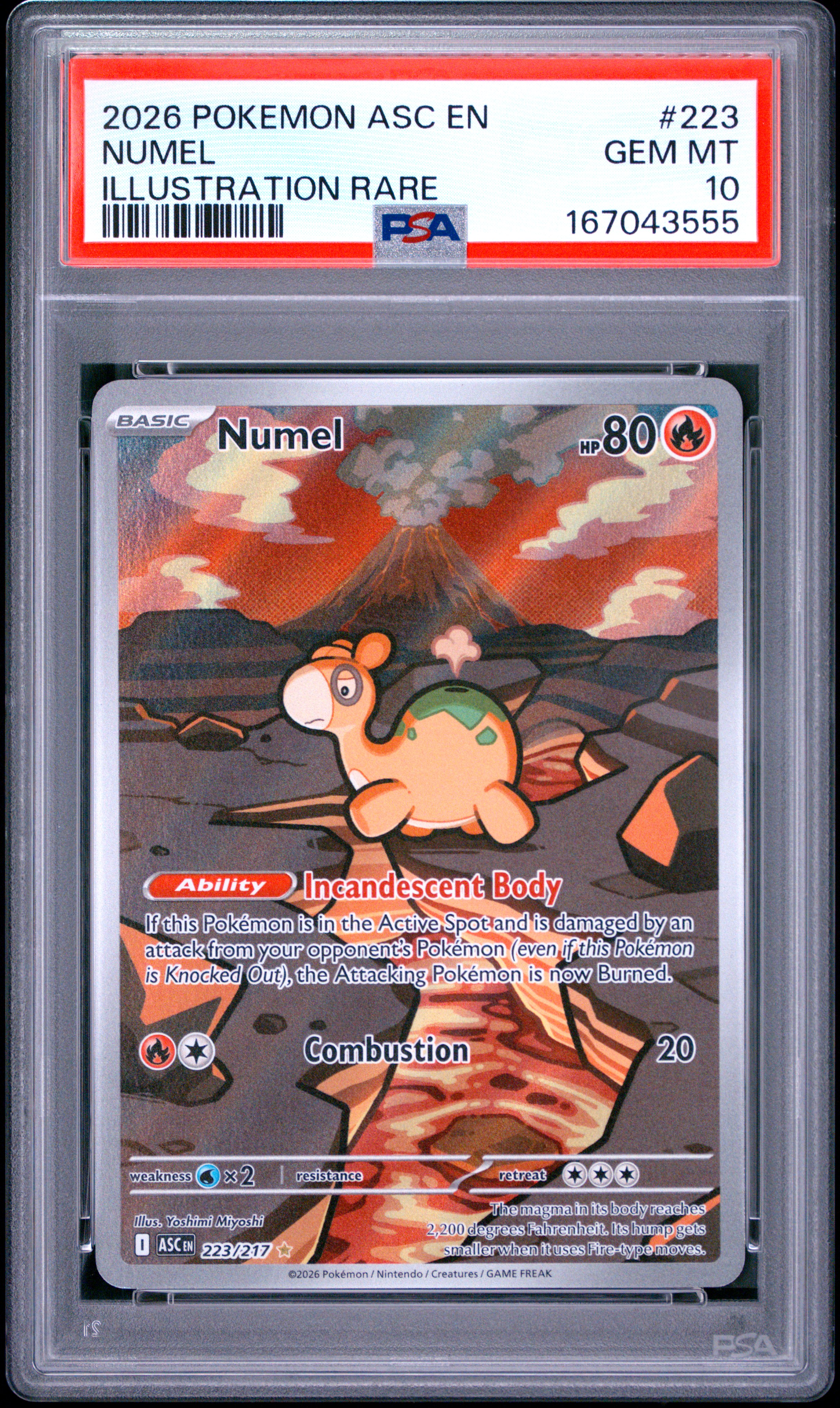 2026 #223 Numel PSA 10 Asc EN-Ascended Heroes