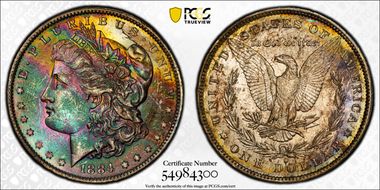 1884-O $1 MS64