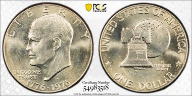 1976-D $1 Type 2 MS64