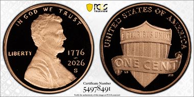 2026-S 1C 1776-2026 First Strike PR69DCAM