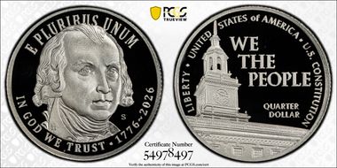2026-S 25C U.S. Constitution Ag First Strike PR69DCAM