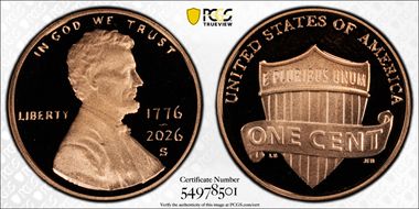 2026-S 1C 1776-2026 First Strike PR68DCAM