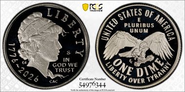2026-S 10C Emerging Liberty Ag PR69DCAM