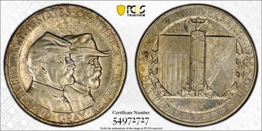 1936 50C Gettysburg MS62