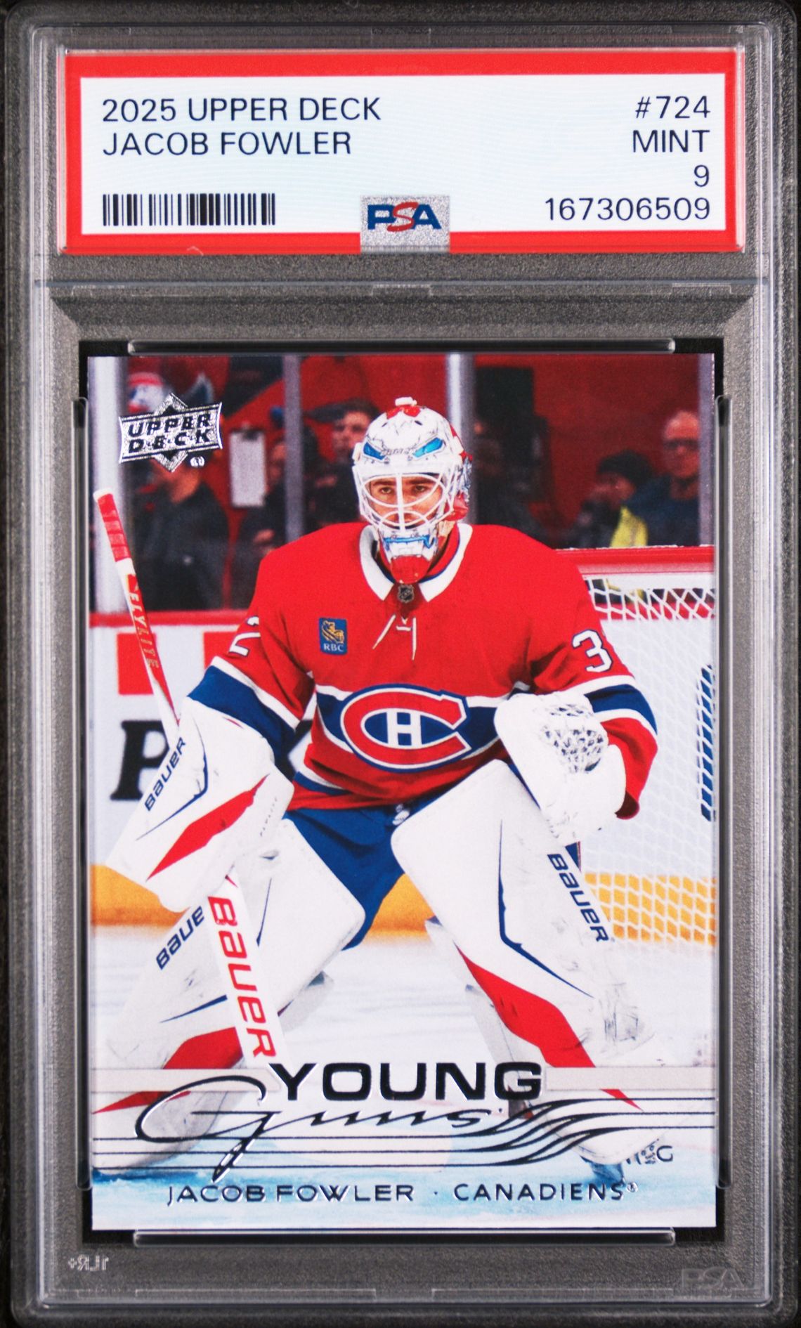 2025 Upper Deck Jacob Fowler #724 Mint 9 front