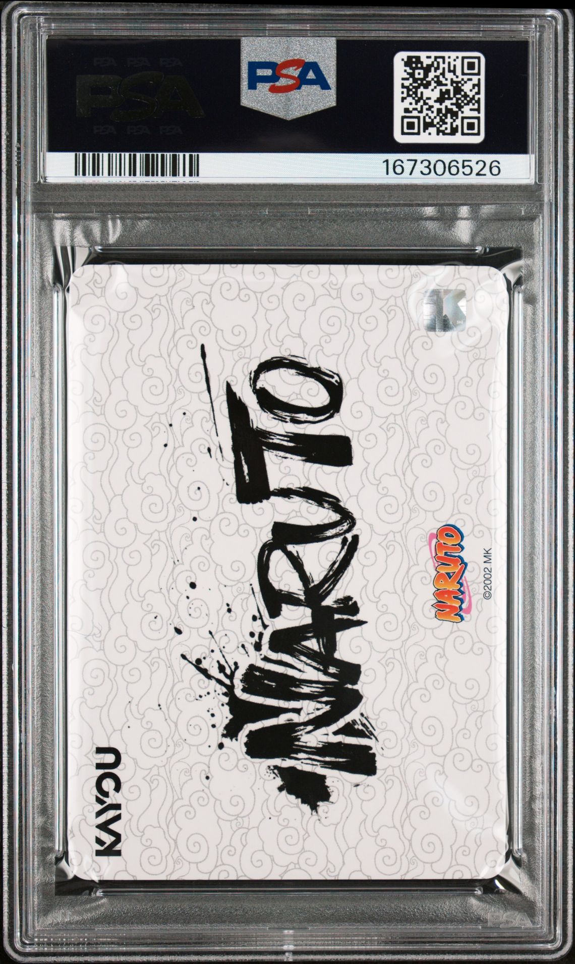 2026 Kayou Naruto Smriti Collectible Card Nrsa03-Chapter Jin English Series 3 Mr Naruto Uzumaki #007L4 Gem Mt 10 back view - PSA certificate #167306526