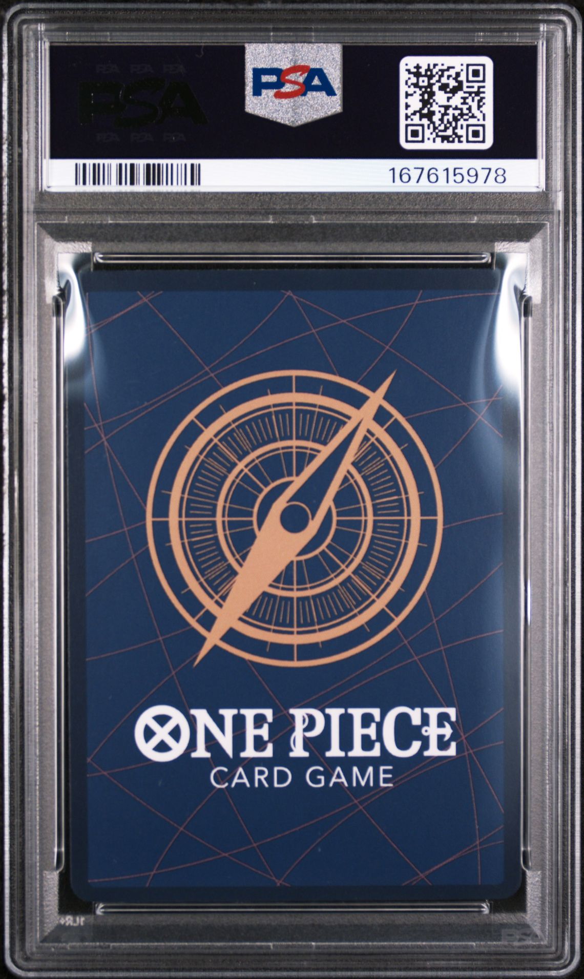 2024 One Piece Op08-Two Legends Monkey D. Luffy #109 (Treasure Rare) Gem Mt 10 back view - PSA certificate #167615978