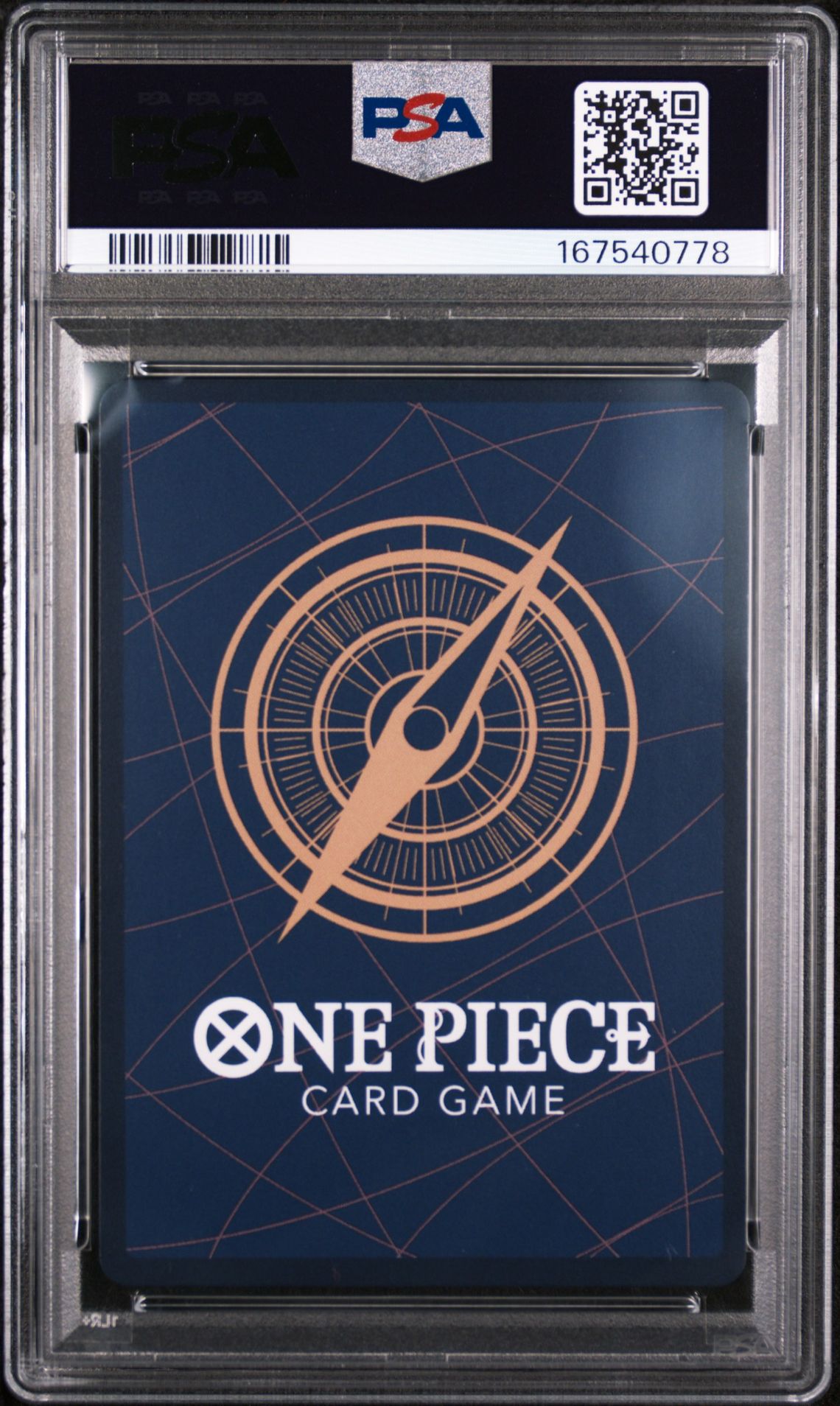 2026 One Piece Promos Monkey D. Luffy #135 (Op16 Release Event-Winner) Gem Mt 10 back view - PSA certificate #167540778