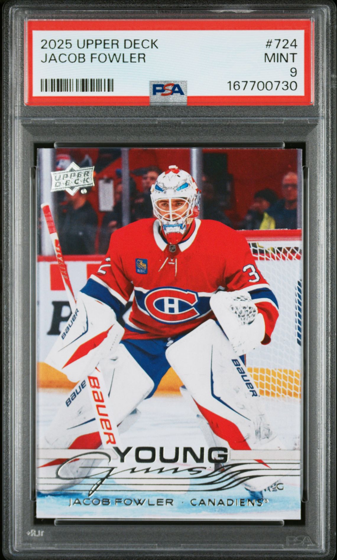 2025 Upper Deck Jacob Fowler #724 Mint 9 front