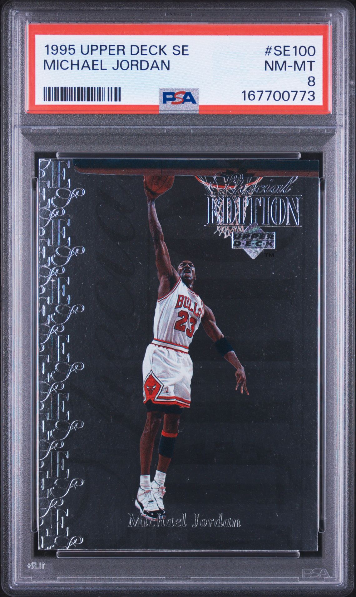 1995 Upper Deck Special Edition Michael Jordan #Se100 Nm-Mt 8 front