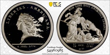 2004 AR Medal Libertas Americana Restrike PR66DCAM