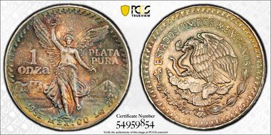 1982-Mo Onza Libertad Ag MS65