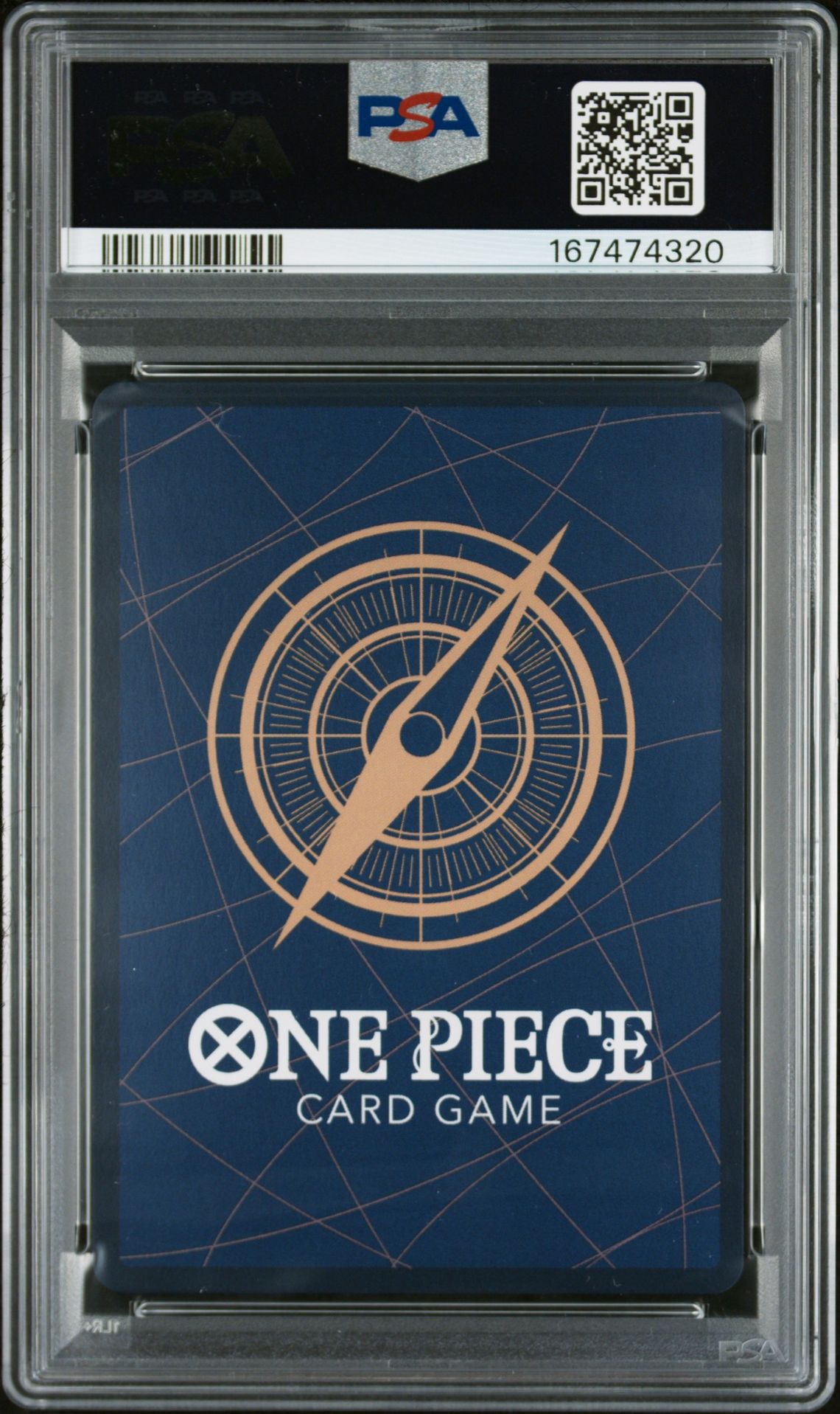 2026 One Piece Japanese Op15-Adventure On Kami's Island Nami #086 (Alternate Art) Gem Mt 10 back view - PSA certificate #167474320