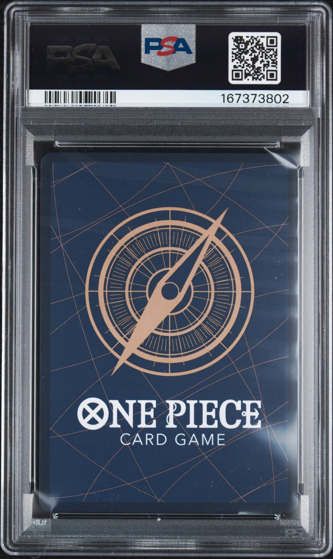 2026 One Piece Promos Monkey D. Luffy #005 (Red Bull Dbl Don Sq-Prtcptn) Gem Mt 10 back view - PSA certificate #167373802