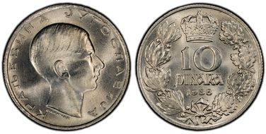 1938 10 Din KM-22 MS64