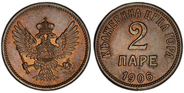1906 2 Pare MS64BN