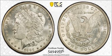 1884-CC $1 N1
