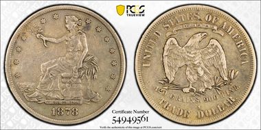 1878-S T$1 Trade VF20