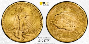1924-D $20 MS64