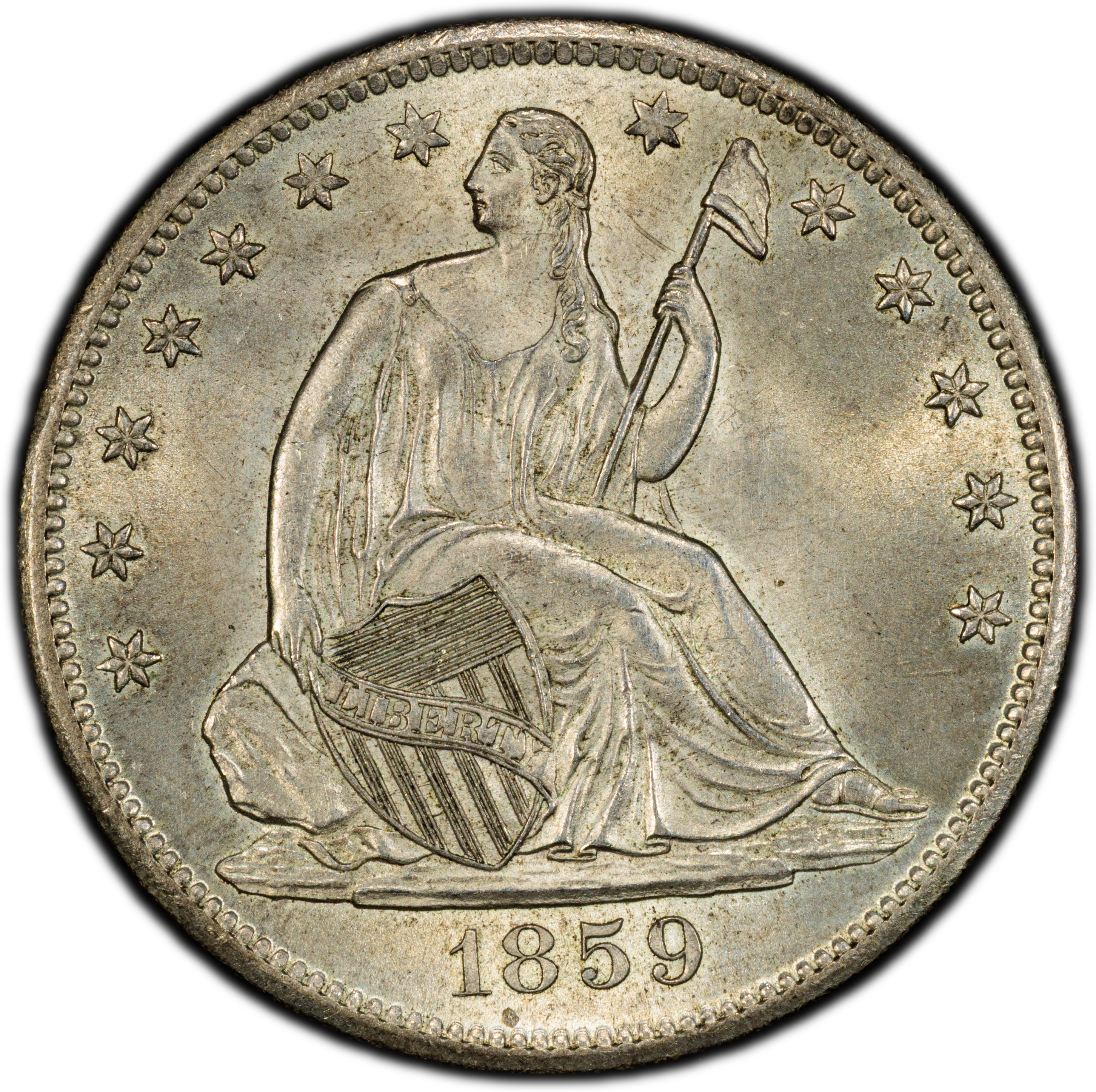 1859-S 50c MS