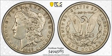1893-O $1 XF45