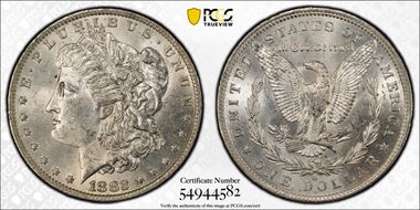 1882-O $1 MS62
