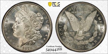 1878-S $1 MS66