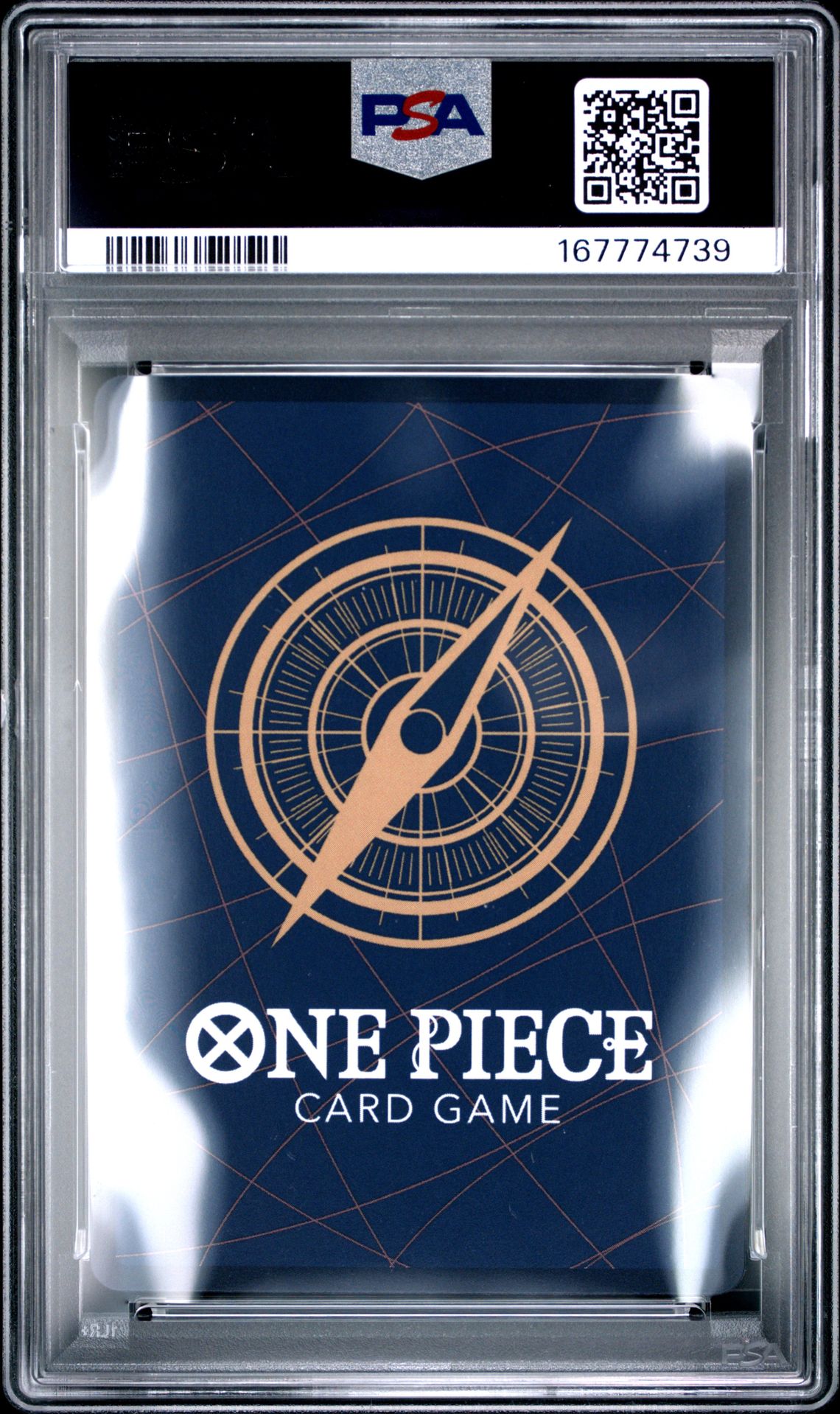 2025 One Piece Op11-A Fist Of Divine Speed Nami #054 (Alternate Art) Gem Mt 10 back view - PSA certificate #167774739