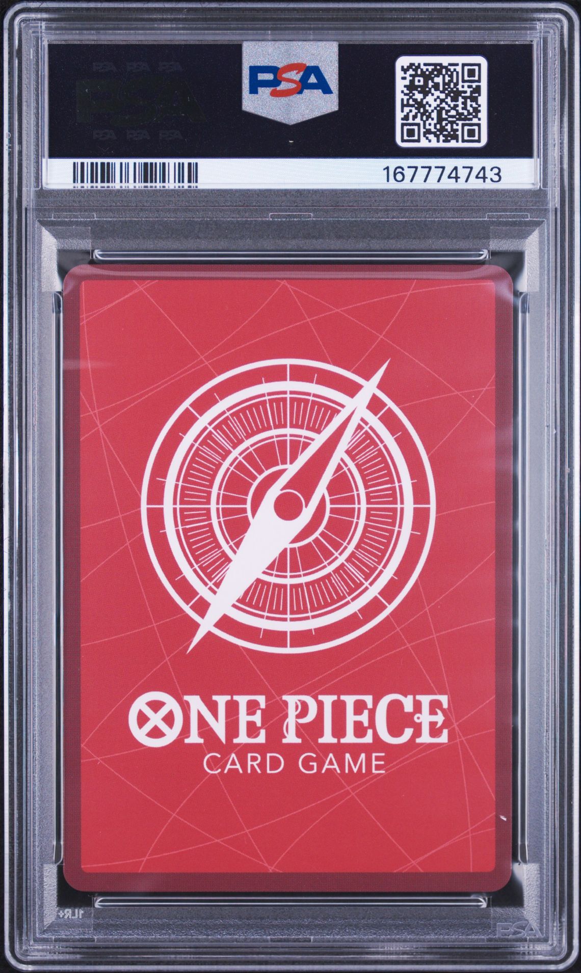 2025 One Piece Promos Shanks #001 (Psa Magazine Exclusive) Mint 9 back