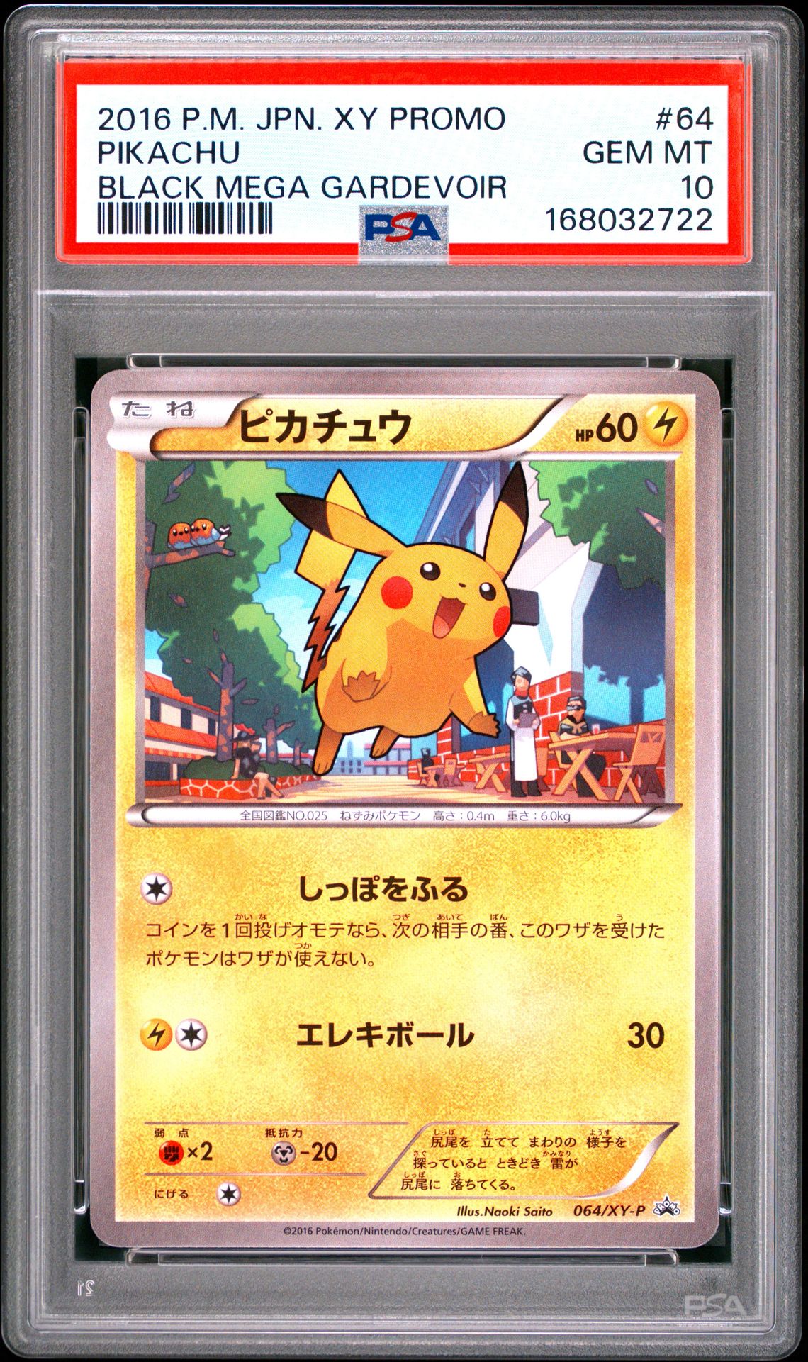 PIKACHU POKEMON JAPANESE XY PROMO 2016