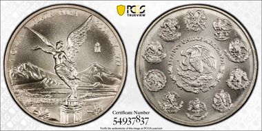 2001-Mo Onza Libertad Ag MS67