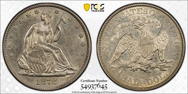 1878 50C AU55