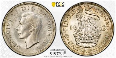 1942 Shil S-4082 English Rev MS64