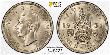 1951 Shil S-4109 Scottish Rev MS64