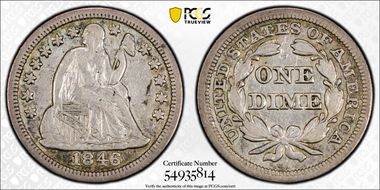 1846 10C VF35