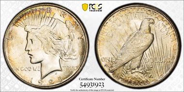 1928-S $1 MS65