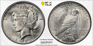1923-D $1 MS66+