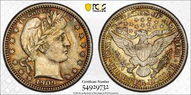 1909 25C MS66