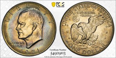 1971 $1 MS66+
