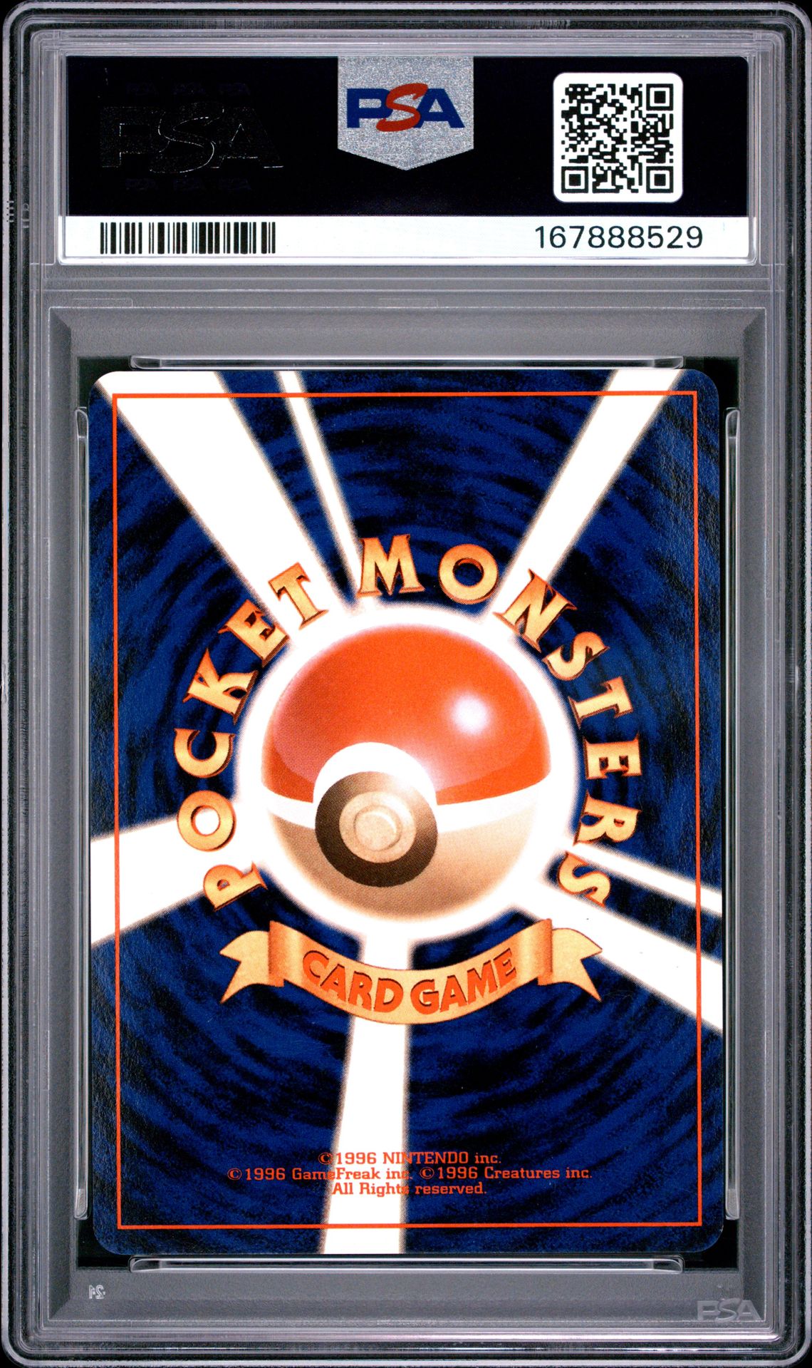 1997 Pokemon Japanese Rocket Dark Slowbro-Holo #80 Mint 9 back