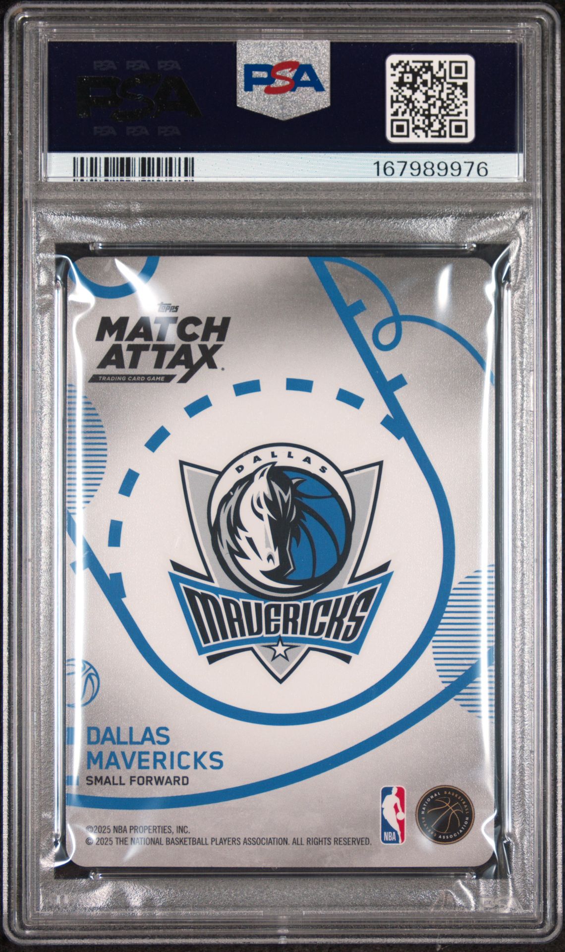 2025 TOPPS MATCH ATTAX COOPER FLAGG  121 GEM MT 10 back