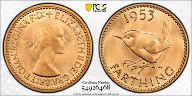 1953 1/4D S-4156 MS66RD
