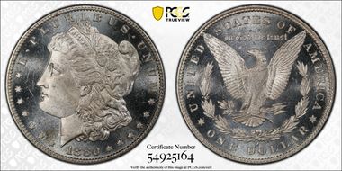 1880/79-O $1 VAM 4 Crossbar MS65DMPL