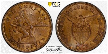1905 1C MS63BN
