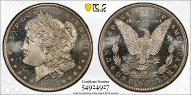1883-O $1 MS65PL