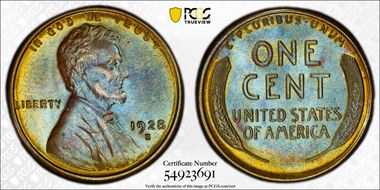1928-S 1C MS65+ BN